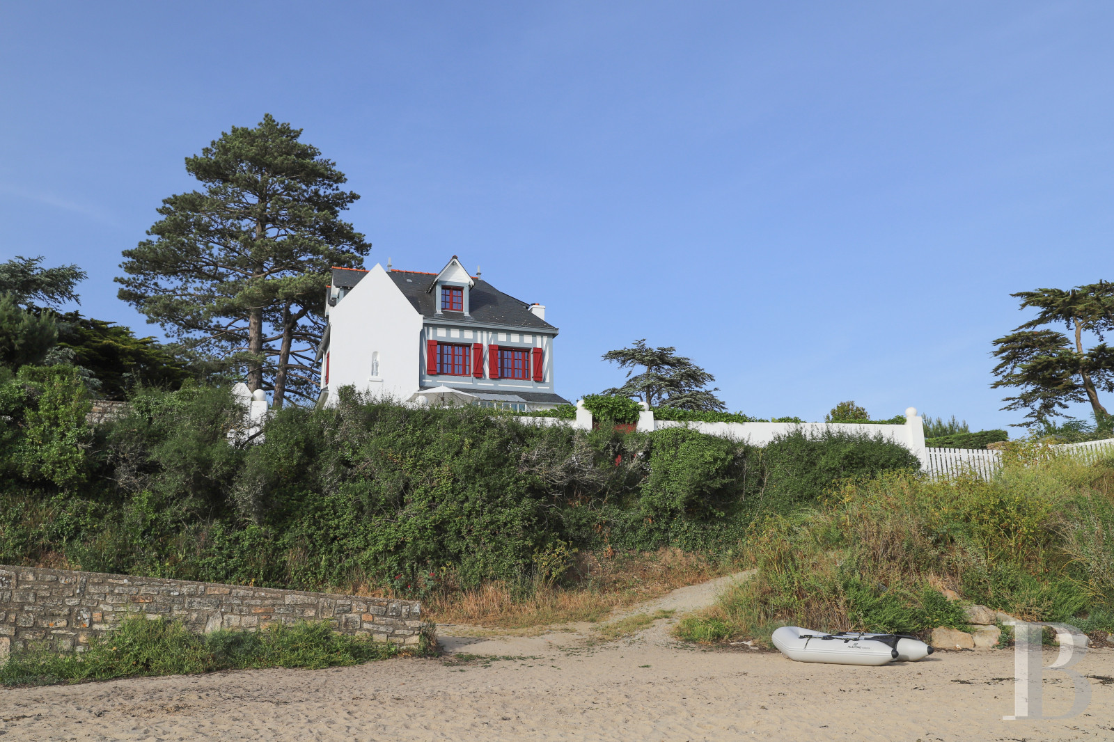 Sur l’Île-aux-Moines, dans le golfe du Morbihan, une maison de famille les pieds dans l’eau - photo  n°38